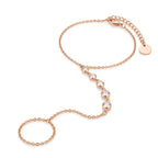 Étincelle Rose Gold Hand Chain