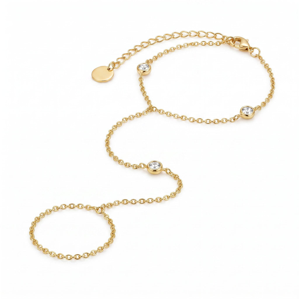 Rivière Gold Hand Chain