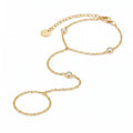 Rivière Gold Hand Chain