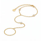 Rivière Gold Hand Chain