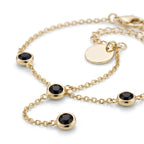 Rivière Onyx Hand Chain - macro detail