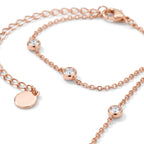 Rivière Rose Gold Hand Chain - macro detail
