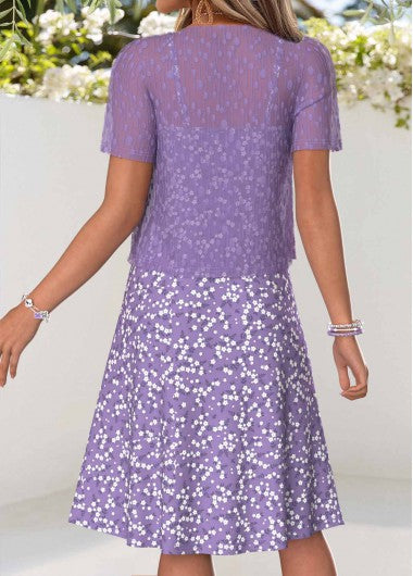 The Cassis Dress & Cardigan