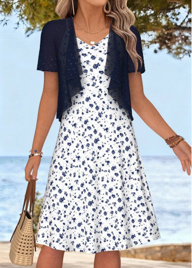 The Cassis Dress & Cardigan