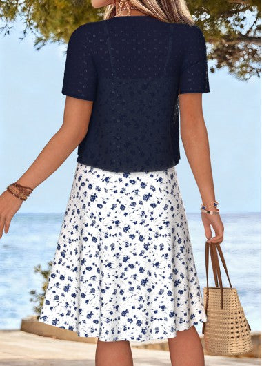 The Cassis Dress & Cardigan