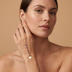 Étincelle Amethyst Hand Chain - worn, editorial