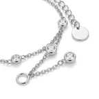 Rivière Silver Hand Chain - macro detail