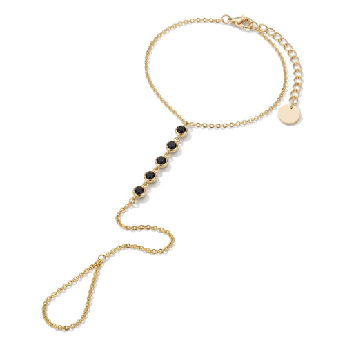 Étincelle Onyx Hand Chain