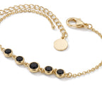 Étincelle Onyx Hand Chain - macro detail