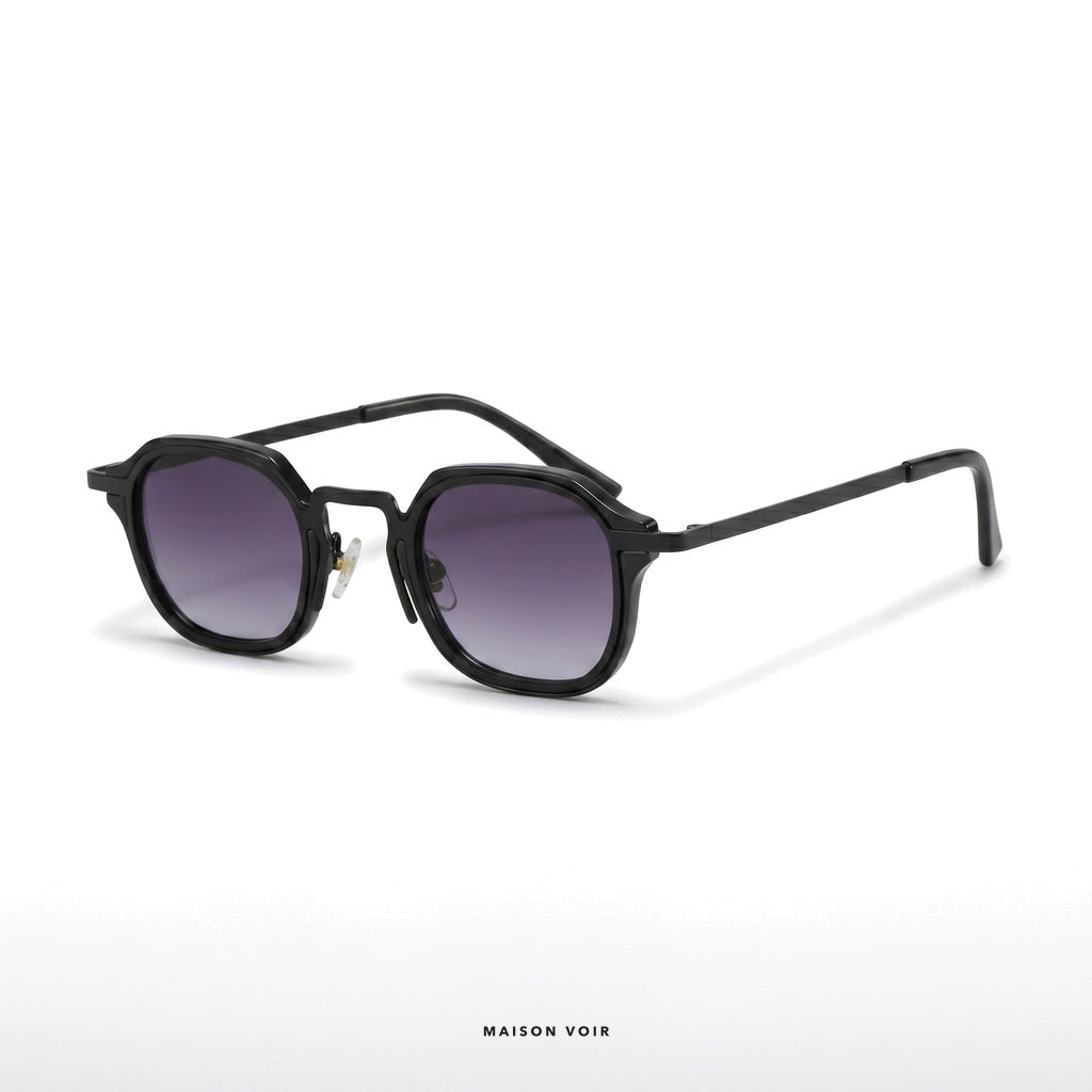 Amalfi - Black with Purple Lenses - angle left