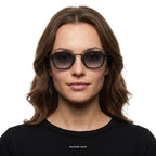 Amalfi - Black with Smoke Lenses - model female