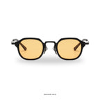 Amalfi - Black with Yellow Lenses