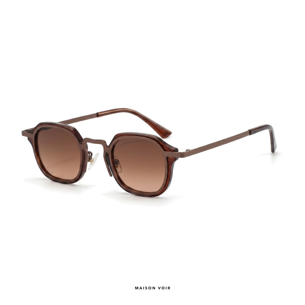 Amalfi - Brown with Gradient Lenses - angle left