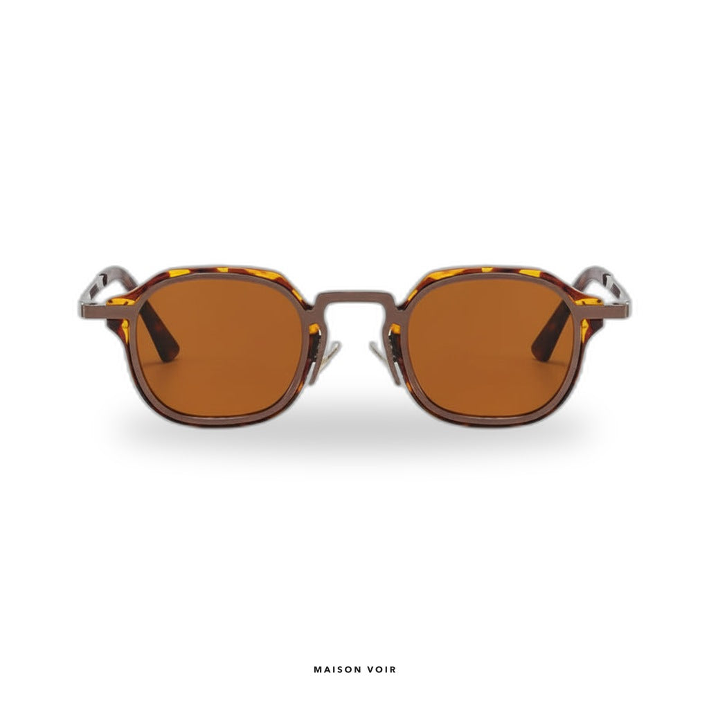 Amalfi - Leopard with Brown Lenses