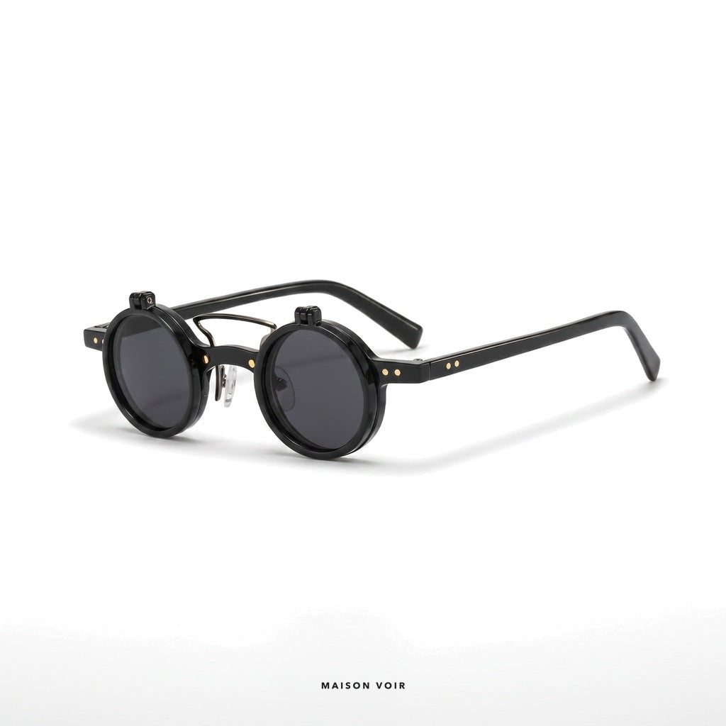Amsterdam - Black with Black Lenses - angle left