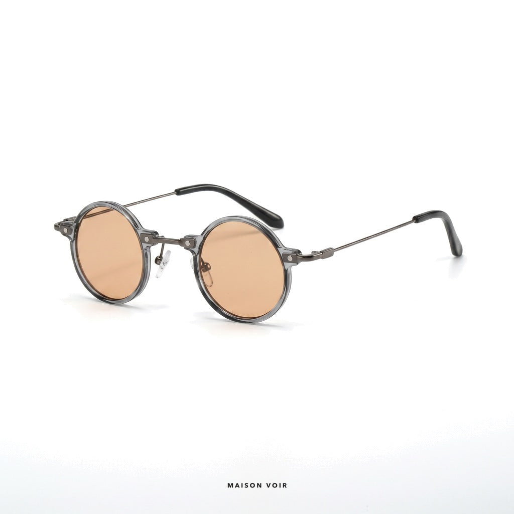 Bali - Transparent with Orange Lenses - angle left
