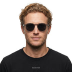 Barcelona - Grey with Black Lenses - model male