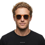 Barcelona - Orange with Black Lenses - model male