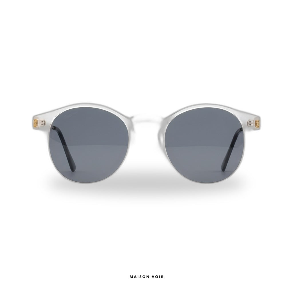 Barcelona - Transparent with Black Lenses