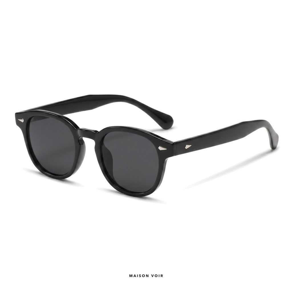Cannes - Black with Black Lenses - angle left