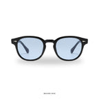 Cannes - Black with Blue Lenses