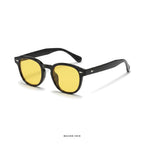 Cannes - Black with Yellow Lenses - angle left