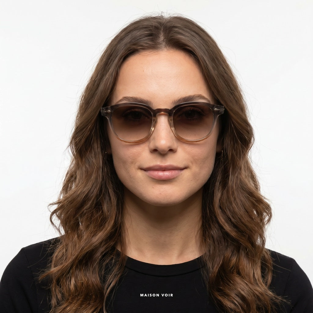 Cannes - Champagne with Gradient Lenses - model female