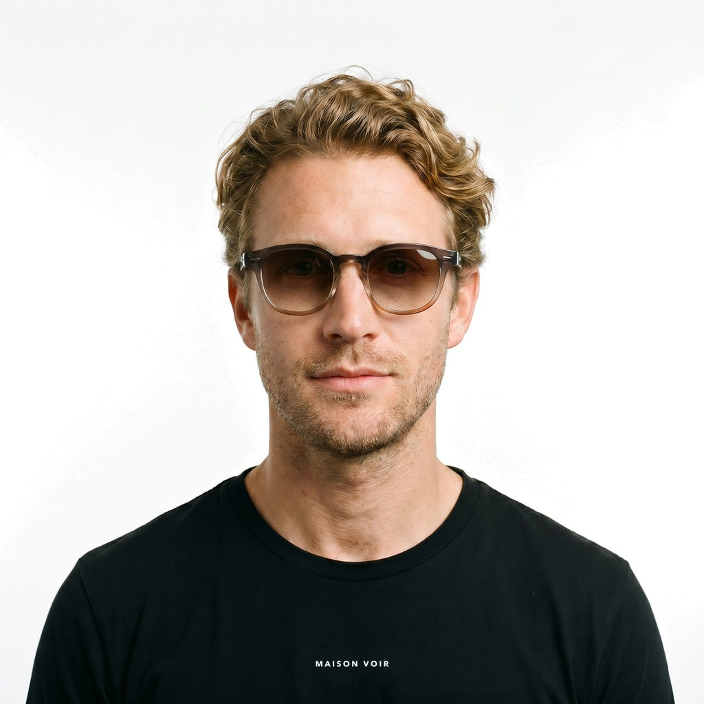 Cannes - Champagne with Gradient Lenses - model male