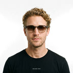 Cannes - Champagne with Gradient Lenses - model male