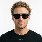 Capri - Black with Black Lenses - model male