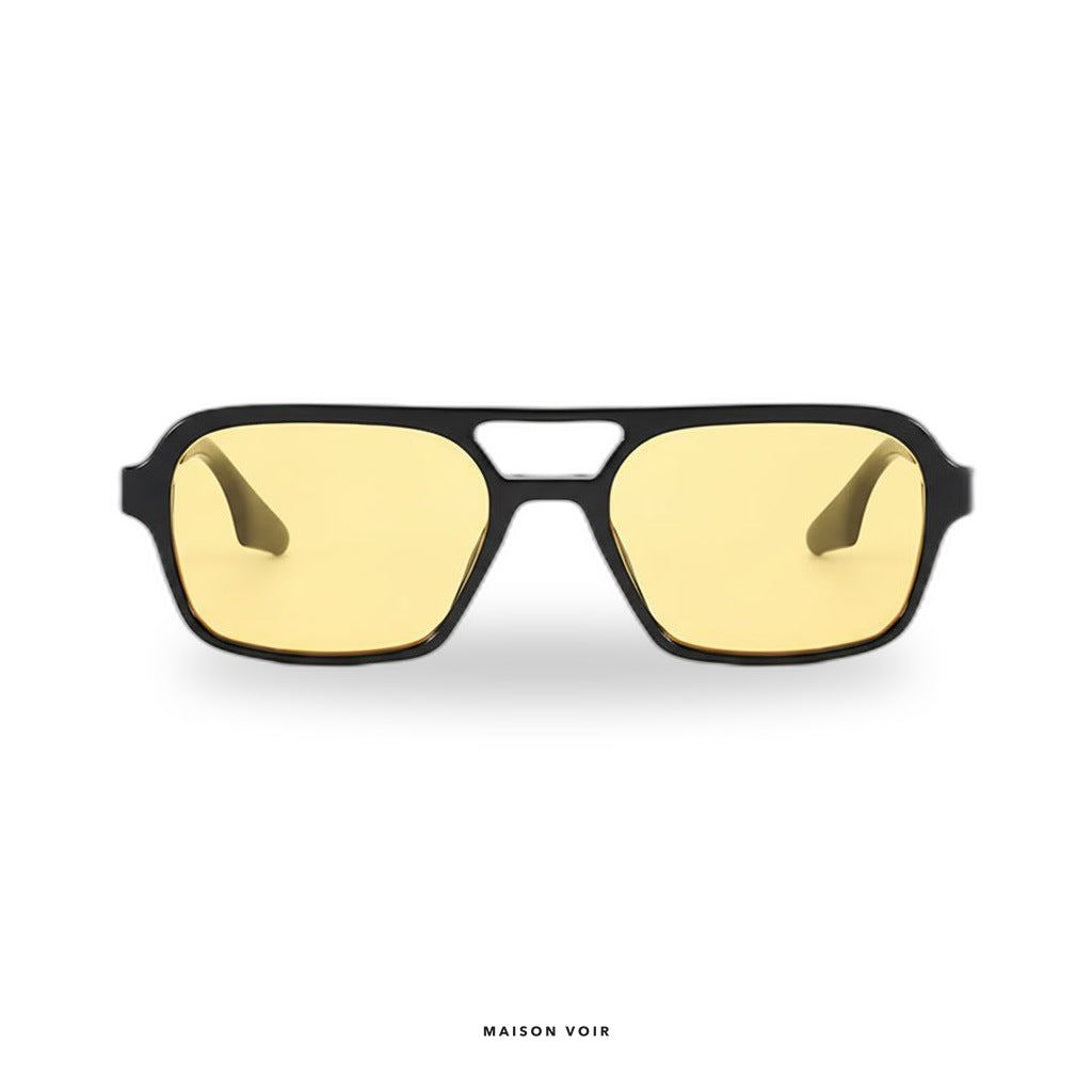 Capri - Black with Yellow Lenses