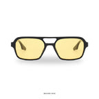 Capri - Black with Yellow Lenses