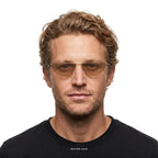 Florence - Gold with Champagne Lenses - model male