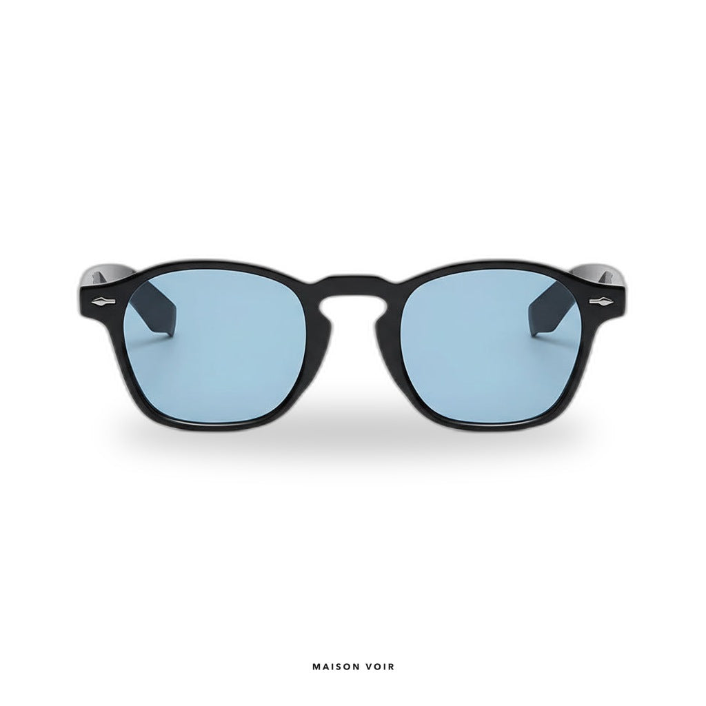 Ibiza - Black with Blue Lenses
