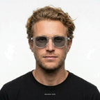 Ibiza - Transparent with Gray Lenses - model male