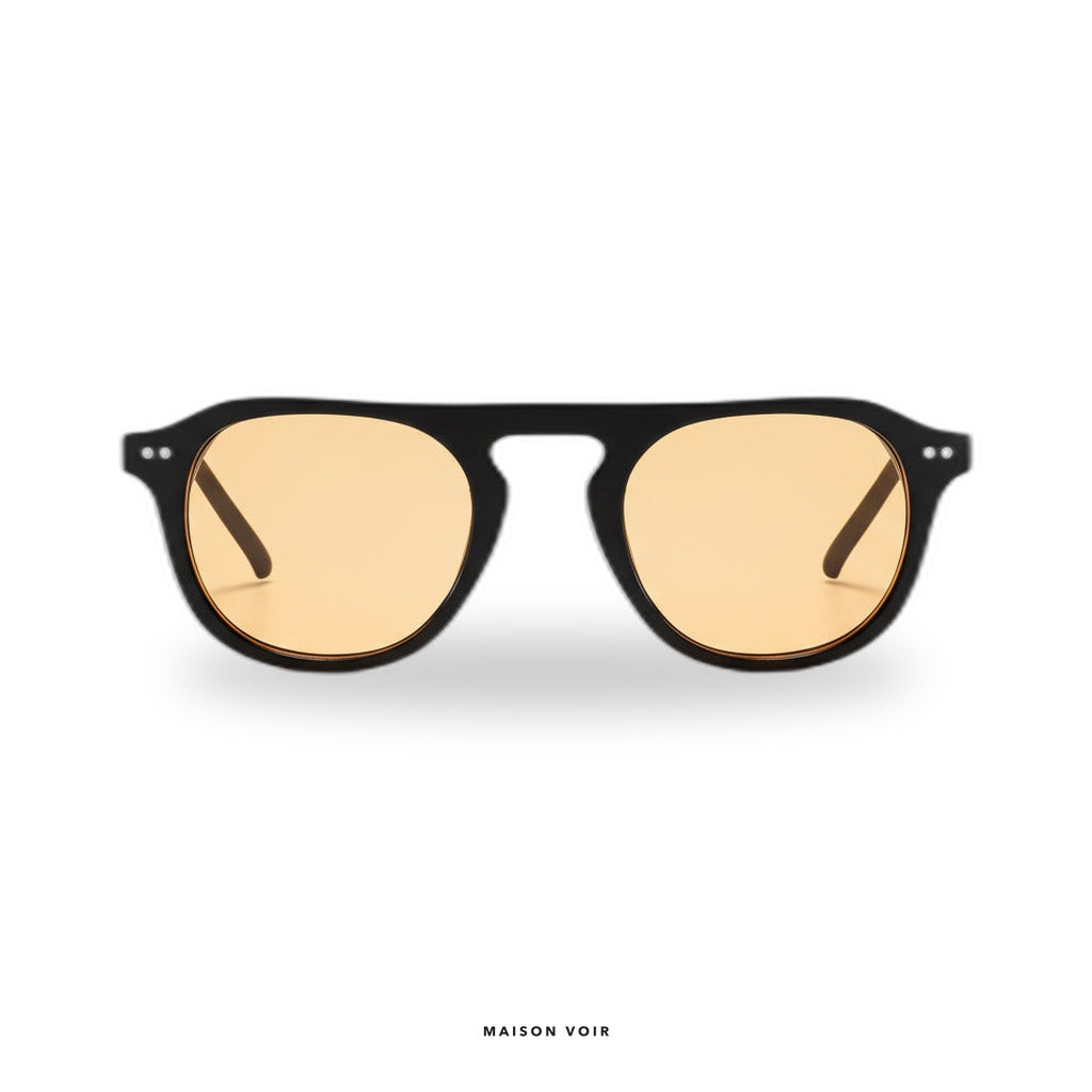 Livorno - Black with Yellow Lenses