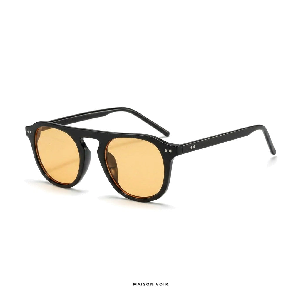 Livorno - Black with Yellow Lenses - angle left