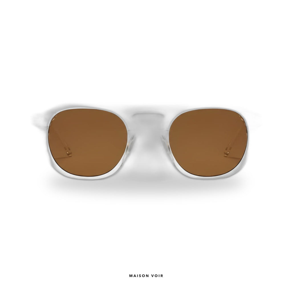 Livorno - Transparent with Brown Lenses