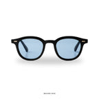 Los Angeles - Black with Blue Lenses