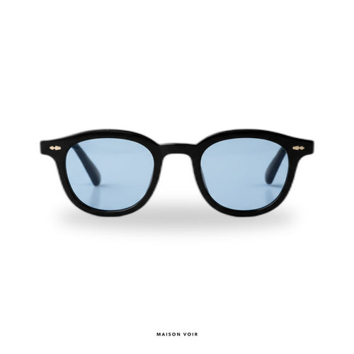 Los Angeles - Black with Blue Lenses
