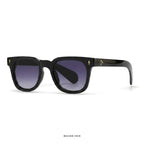 Madrid - Black with Purple Lenses - angle left