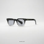 Madrid - Black with White Lenses - angle left
