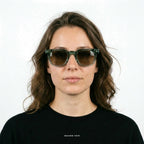 Madrid - Green with Green Lenses - model female