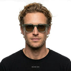 Madrid - Green with Green Lenses - model male