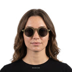 Maggiore - Green with Black Lenses - model female