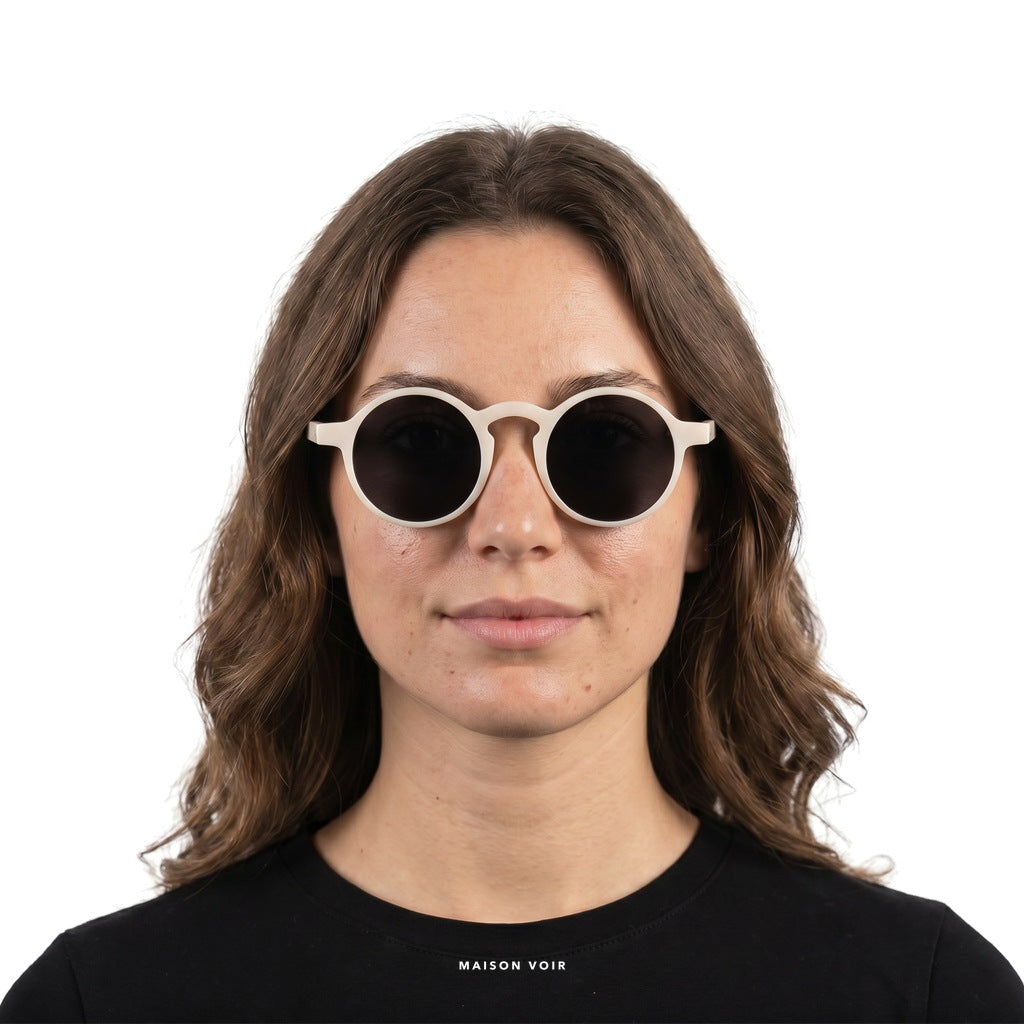 Maggiore - White with Black Lenses - model female