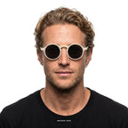 Maggiore - White with Black Lenses - model male