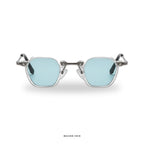 Miami - Transparent with Blue Lenses