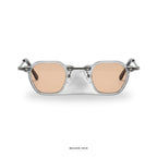 Miami - Transparent with Orange Lenses