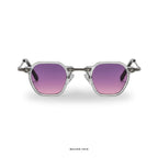 Miami - Transparent with Purple Lenses